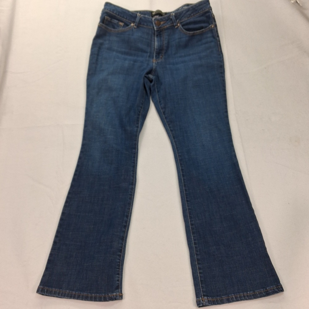 Lee Jeans Womens 14 Medium Modern Series Curvy Fit Bootcut Blue Stretch EUC